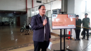 Direktur Pelacakan Aset Pengelolaan Barang Bukti dan Eksekusi (Labuksi) Mungki Hadipratikto, di Rupbasan KPK, Cawang, Jakarta Timur, Senin, 8/9/2025 | Muhammad Reza/Forum Keadilan