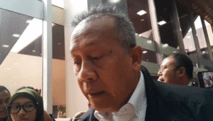 Wakil Ketua Umum Partai Nasional Demokrat (NasDem) Saan Mustopa, di Kompleks Parlemen, Senayan, Jakarta, Selasa, 9/9/2025 | Novia Suhari/Forum Keadilan