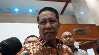 Menteri Hukum (Menkum) Supratman Andi Agtas di Kompleks Parlemen, Senayan, Jakarta, Jumat, 26/9/2025 | Novia Suhari/Forum Keadilan