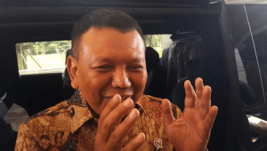 Wakil Menteri Sekretaris Negara (Wamensesneg) Bambang Eko Suhariyanto di Kompleks Parlemen, Senayan, Jakarta, Jumat, 26/9/2025 | Novia Suhari/Forum Keadilan