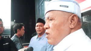 A’wan Pengurus Besar Nahdlatul Ulama (PBNU) KH Abdul Muhaimin, di Gedung KPK, Jakarta, Jumat, 26/9/2025 | Muhammad Reza/Forum Keadilan