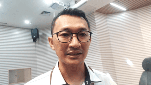 Juru Bicara KPK Budi Prasetyo di Gedung Merah Putih KPK, Selasa, 16/9/2025 | Muhammad Reza/Forum Keadilan