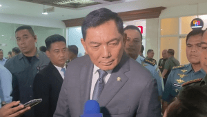 Menteri Pertahanan (Menhan) Sjafrie Sjamsoeddin di Kompleks Parlemen, Senayan, Jakarta, Selasa, 16/9/2025 | Novia Suhari/Forum Keadilan