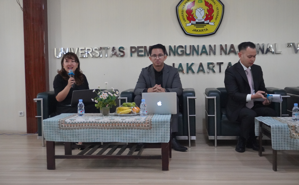 FH UPNVJ Gelar Kuliah Umum Isu Strategis Hukum Perdagangan Internasional