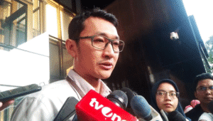Jubir KPK Budi Prasetyo di Gedung Merah Putih KPK, Jakarta, Senin, 1/9/2025 | Muhammad Reza/Forum Keadilan