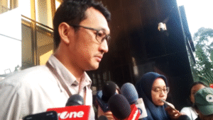Jubir KPK Budi Prasetyo di Gedung Merah Putih KPK, Jakarta, Senin, 1/9/2025 | Muhammad Reza/Forum Keadilan