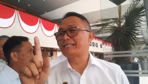 Wakil Kepala Badan Intelijen Negara (BIN) Komjen Pol. Imam Sugianto menegaskan bahwa situasi nasional pasca aksi unjuk rasa yang sempat menimbulkan kericuhan dan kerusakan di sejumlah wilayah Indonesia kini sudah terkendali di Kompleks Parlemen, Senayan, Jakarta Pusat, Kamis, 4/9/2025 | Novia Suhari/Forum Keadilan