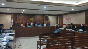 Eks Direktur Utama PT Insight Investment Management (PT IIM) Ekiawan Heri Primaryanto di Pengadilan Tipikor Jakarta, Jumat, 12/9/2025 | Syahrul Baihaqi/Forum Keadilan