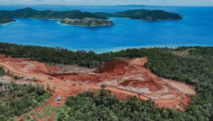 Pulau Gag, di Raja Ampat, Papua Barat Daya. | Dok Greenpeace