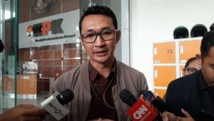 Juru Bicara KPK Budi Prasetyo, di Gedung Merah Putih KPK, Jakarta, Selasa, 2/9/2025 | Novia Suhari/Forum Keadilan
