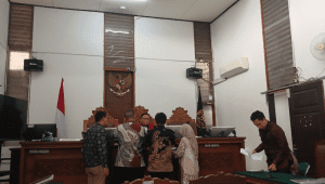 Sidang praperadilan Bambang Rudijanto Tanoesoedibjo di Pengadilan Negeri Jakarta Selatan, Selasa, 16/9/2025 | Syahrul Baihaqi/Forum Keadilan