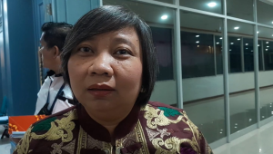Ketua Komisi Nasional Hak Asasi Manusia (Komnas HAM) Anis Hidayah di Kompleks Parlemen, Senayan, Jakarta, Senin, 29/9/2025 | Novia Suhari/Forum Keadilan