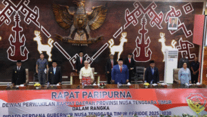 DPRD Provinsi Nusa Tenggara Timur menyelenggarakan Rapat Paripurna ke-21 pada Masa Persidangan II Tahun Sidang 2024-2025. | Dok DPRD NTT