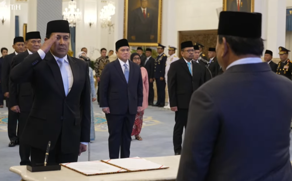 Ahmad Dofiri Dilantik Jadi Penasihat Khusus Presiden bidang Kamtibmas dan Reformasi Kepolisian