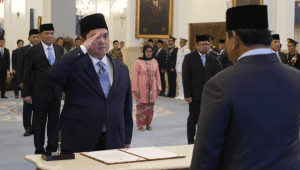 Erick Thohir dilantik menjadi Menteri Pemuda dan Olahraga (Menpora) baru di Istana Merdeka, Jakarta, Rabu, 17/9/2025 sore. | YouTube Sekretariat Presiden