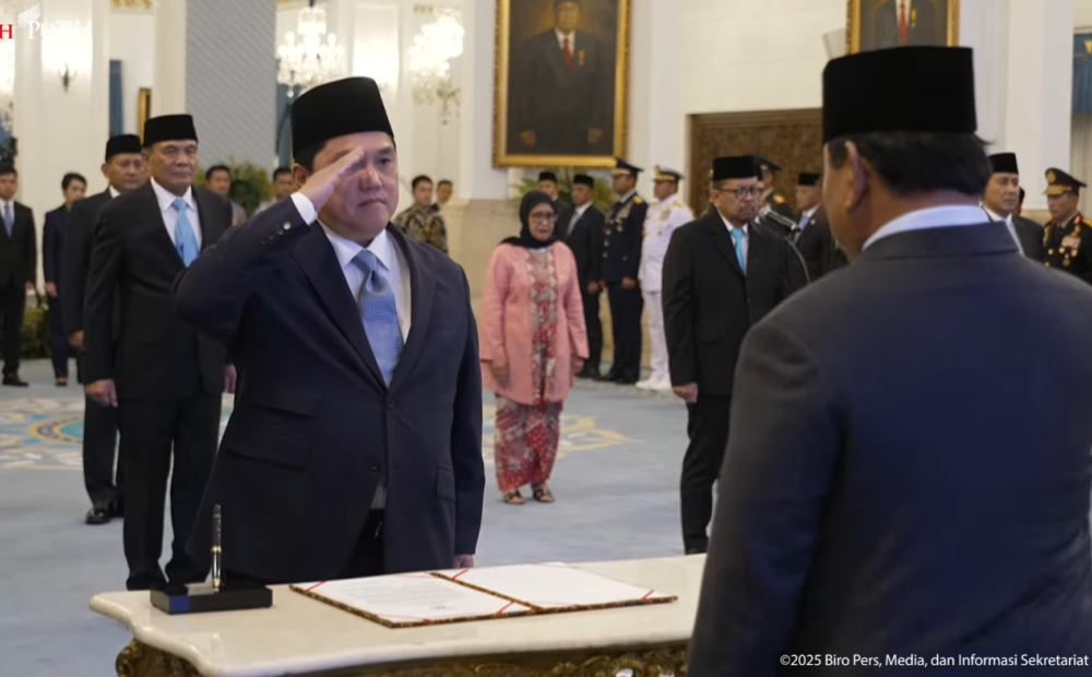 Erick Thohir Resmi Dilantik Jadi Menpora