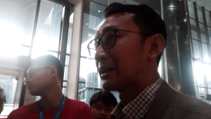 Juru Bicara KPK Budi Prasetyo di Gedung Merah Putih KPK, Jakarta, Selasa, 30/9/2025 | Muhammad Reza/Forum Keadilan