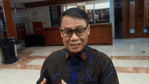 Ketua DPP PDI Perjuangan Bidang Luar Negeri Ahmad Basarah di Kompleks Parlemen, Senayan, Jakarta, Kamis, 18/9/2025 | Novia Suhari/Forum Keadilan