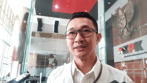 Juru Bicara KPK Budi Prasetyo, di Gedung KPK, Jakarta, Rabu, 24/9/2025 | Muhammad Reza/Forum Keadilan