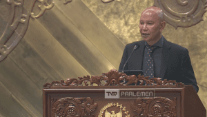 Ketua Badan Anggaran (Banggar) DPR RI, Said Abdullah, dalam rapat paripurna ke-5 masa sidang I tahun anggaran 2025-2026, di Gedung Nusantara II, Komplek DPR RI, Senayan, Jakarta, pada Selasa, 23/9/2025. | YouTube TVR Parlemen