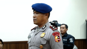 Danyon Resimen 4 Korbrimob Polri Kompol Cosmas Kaju Gae dalam Sidang Komisi Kode Etik Polri (KKEP), Rabu, 3/9/2025 | YouTube TV Radio Polri