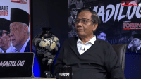 Mantan Menteri Koordinator Bidang Politik, Hukum dan Keamanan (Menko Polhukam) Mahfud MD dalam Podcast Dialektika Madilog Forum Keadilan TV pada Kamis, 8/5/2025 | YouTube Forum Keadilan TV