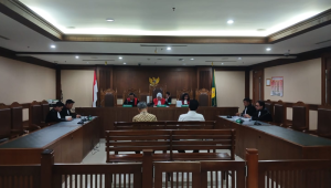 Sidang pembacaan vonis TPPU kasus korupsi pertambangan ore nikel Blok Mandiodo dengan terdakwa Windu Aji Sutanto dan Glenn Ario di Pengadilan Tipikor Jakarta, Rabu, 24/9/2025 | Syahrul Baihaqi/Forum Keadilan