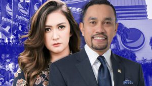 Nafa Urbach dan Ahmad Sahroni | Rahmad Fadjar Ghiffari/Forum Keadilan