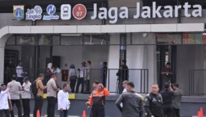 Peresmian Perubahan Nama Halte Senen Sentral menjadi Halte Jaga Jakarta, di kawasan Senen, Jakarta Pusat, pada Senin, 8/9/2025. | Dok Pemprov DKI Jakarta