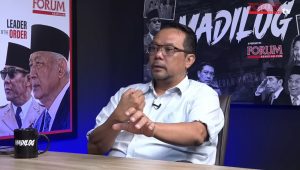 Peneliti SigmaPhi Research Hardy Hermawan di Podcast Madilog Forum Keadilan Tv. | Dok. Forum Keadilan