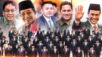 Menteri-menteri Kabinet Merah Putih | Ilustrasi Rahmat Fadjar Ghiffari/Forum Keadilan