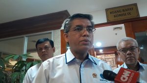 Menteri Ketenagakerjaan (Menaker) Yassierli di Kompleks Parlemen, Senayan, Jakarta, Rabu, 8/10/2025 | Novia Suhari/Forum Keadilan
