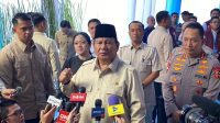 Presiden Prabowo Subianto menghadiri pemusnahan 214.84 ton barang bukti narkoba senilai Rp29,37 triliun di lapangan Bhayangkara, Mabes Polri, Jakarta Selatan, Rabu 29/10/2025 | Ari Kurniansyah/Forum Keadilan