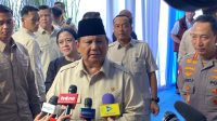Presiden Prabowo Subianto menghadiri pemusnahan 214.84 ton barang bukti narkoba senilai Rp29,37 triliun di lapangan Bhayangkara, Mabes Polri, Jakarta Selatan, Rabu 29/10/2025 | Ari Kurniansyah/Forum Keadilan