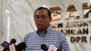 Wakil Ketua Badan Akuntabilitas Keuangan Negara (BAKN) DPR RI Herman Khaeron di Kompleks Parlemen, Senayan, Jakarta, Jumat, 31/10/2025 | Novia Suhari/Forum Keadilan