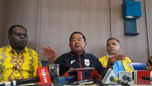 Wakil Ketua Umum Partai Golongan Karya (Golkar) Idrus Marham di Kawasan Senayan, Jakarta, Kamis, 23/10/2025 | Novia Suhari/Forum Keadilan