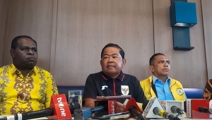 Wakil Ketua Umum Partai Golongan Karya (Golkar) Idrus Marham di Kawasan Senayan, Jakarta, Kamis, 23/10/2025 | Novia Suhari/Forum Keadilan
