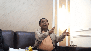 Wakil Ketua Umum Partai Golongan Karya (Golkar) Idrus Marham di kawasan Jakarta Pusat, Selasa, 28/10/2025 | Novia Suhari/Forum Keadilan