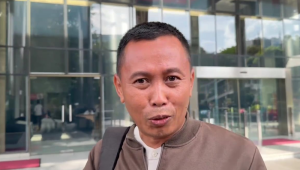 Anggota DPRD Mojokerto dari Fraksi Partai NasDem Rufis Bahrudin, di Gedung Merah Putih KPK, Jakarta, Senin, 13/10/2025 | Muhammad Reza/Forum Keadilan
