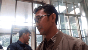 Juru Bicara KPK Budi Prasetyo di Gedung Merah Putih KPK, Jakarta, Kamis, 23/10/2025 | Muhammad Reza/Forum Keadilan