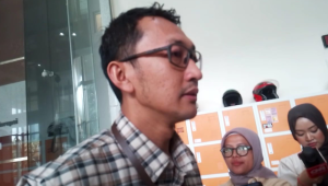 Juru Bicara KPK Budi Prasetyo, di Gedung Merah Putih KPK, Kamis, 9/10/2025 | Muhammad Reza/Forum Keadilan