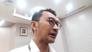 Juru Bicara KPK, Budi Prasetyo, di Gedung KPK, Jakarta, Rabu, 1/10/2025. | Muhammad Reza/Forum Keadilan