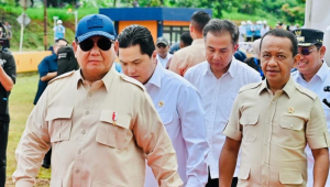 Menteri Energi dan Sumber Daya Mineral (ESDM), Bahlil Lahadalia dan Presiden Prabowo Subianto. | Dok Kemensesneg RI