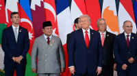 Prabowo Disambut Trump di KTT Gaza: I See Tough Man Right Here