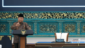 Presiden Prabowo Subianto memimpin Sidang Kabinet Paripurna dalam rangka memperingati satu tahun pemerintahan Kabinet Merah Putih di Istana Negara, Jakarta, pada Senin, 20/10/2025. | YouTube Sekretariat Presiden