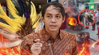 Raja Juli Buka Suara Terkait Mahkota Cenderawasih Dibakar Petugas. | Rahmad Fadjar Ghiffari/Forum Keadilan.