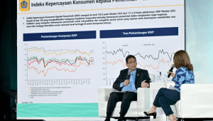 Menteri Keuangan (Menkeu) Purbaya Yudhi Sadewa, pada Acara Sarasehan 100 Ekonom Indonesia 2025 di Jakarta pada Selasa, 28/10/2025. | Dok Kementerian Keuangan RI