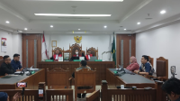 Sidang keberatan terkait penyitaan aset yang diajukan Sandra Dewi di Pengadilan Negeri Jakarta Pusat (PN Jakpus), Jumat, 24/10/2025 | Syahrul Baihaqi/Forum Keadilan