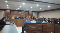Sidang vonis 4 terdakwa kasus korupsi gula di Pengadilan Tipikor Jakarta, Rabu, 29/10/2025 | Syahrul Baihaqi/Forum Keadilan