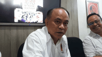 Ketua Umum Pro Jokowi (Projo) sekaligus mantan Menteri Koperasi Budi Arie Setiadi di Kawasan Jakarta Selatan, Rabu, 29/10/2025 | Novia Suhari/Forum Keadilan